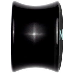 0G Phrase Logo CVNTY Black Acrylic Saddle Plug Set by Onyx O