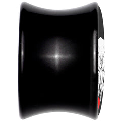 Holiday Dead Nosed Reindeer Black Acrylic Saddle Plug Set by Onyx O