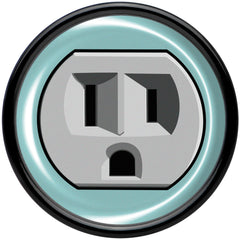 0G Frowning Plug OutletBlack Acrylic Saddle Plug Set by Onyx O