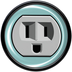 0G Smiling Plug Outlet Black Acrylic Saddle Plug Set by Onyx O