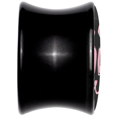 0G RAWR Kitty Cat Black Acrylic Saddle Plug Set by Onyx O