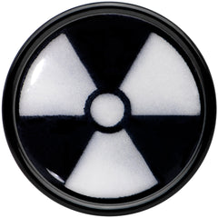 Black Acrylic Radioactive Glow in the Dark Double Flare Plug Set by Onyx O
