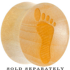 Organic Crocodile Wood Footprint Saddle Plug