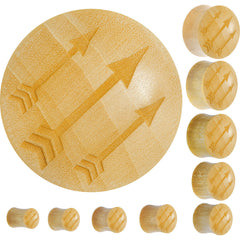Organic Crocodile Wood Archer's Arrows Saddle Plug