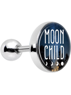 16G 1/4 Moon Child Tragus Cartilage Earring