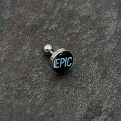 16G 1/4 Epic Blue Cartilage Tragus Earring