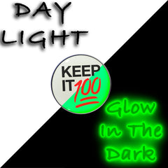 16G 1/4 Glow in the Dark Keep it 100 Tragus Cartilage Earring by Onyx O
