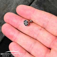 Glow in the Dark Holiday Christmas Tree Tragus Cartilage Earring by Onyx O