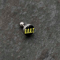 16G 1/4 G.O.A.T. Cartilage Tragus Earring by Onyx O