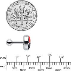 16G 1/4 I Love Me Cartilage Tragus Earring by Onyx O