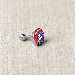 16G 1/4 Grim Reaper Cartilage Tragus Earring by Onyx O