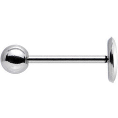 Custom Glow in the Dark Logo Stainless Steel Barbell Tongue Ring