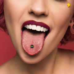 G.O.A.T. Barbell Tongue Ring by Onyx O