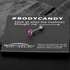 Panda Love Barbell Tongue Ring by Onyx O
