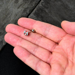 Snowfall Holiday Penguin Barbell Tongue Ring by Onyx O