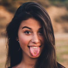Pink Ducky Barbell Tongue Ring by Onyx O