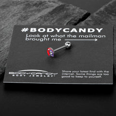 Grim Reaper Barbell Tongue Ring by Onyx O
