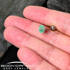 RIZZ Barbell Tongue Ring by Onyx O