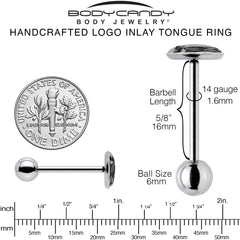 Donkey Smart Ass Barbell Tongue Ring by Onyx O