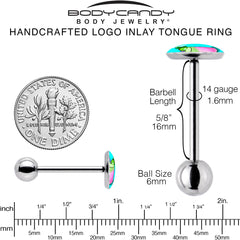 Summer Drink Barbell Tongue Ring by Onyx O
