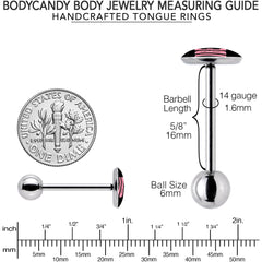 Vibe Barbell Tongue Ring by Onyx O
