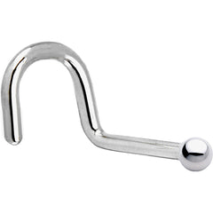Platinum 1.5mm Ball Nose Ring