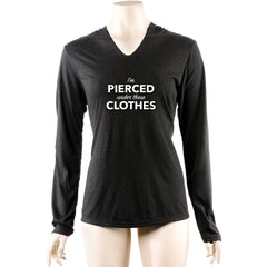 I'm Pierced Under These Clothes Tapered Long Sleeve Hoodie