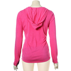Pierced Goddess Tapered Long Sleeve Hoodie