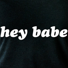 Hey Babe Tapered Long Sleeve Hoodie