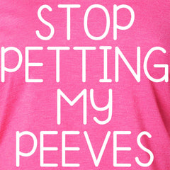 Stop Petting My Peeves Tapered Long Sleeve Hoodie