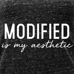Modified is my Aesthetic Black Gray Cosmic Twist Back Tank Top