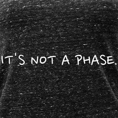 It's Not a Phase Black Gray Cosmic Twist Back Tank Top