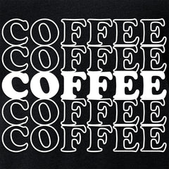 Coffee Coffee Coffee Coffee Coffee V-Neck Tee Shirt