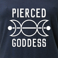 Pierced Goddess Tapered V-Neck Tee Shirt