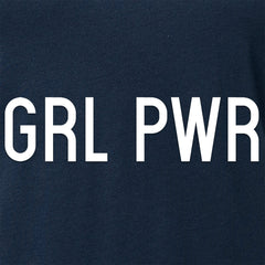 GRL PWR Black V-Neck Tee Shirt