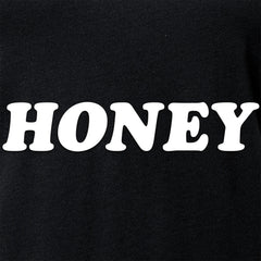 Honey Black V-Neck Tee Shirt