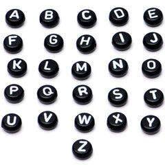Handmade Custom Black Personalized Name Dangle Industrial Barbell 40mm