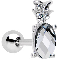16G 1/4 Clear Gem Juicy Pineapple Cartilage Tragus Earring