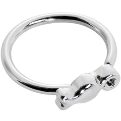 20G 5/16 Tiny Tulip Flower Seamless Circular Ring