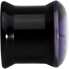 7/16 Licensed Purple Devil emoji Acrylic Double Flare Plug Set