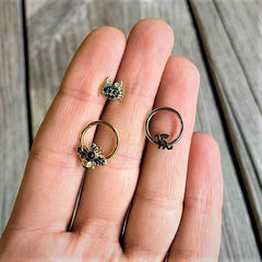 16G 3/8 Fantasy Dragon Hinged Segment Ring