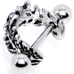 16G 1/2 Clear Gem Floral Wreath Cuff Cartilage Earring
