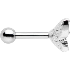 16G Clear Gem Silver Tone Butterfly Tragus Cartilage Earring