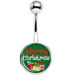 Merry Christmas Presents Belly Ring