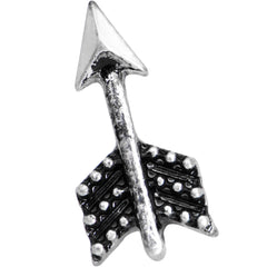 16G 1/4 Straight Arrow Cartilage Tragus Earring