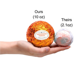 Tangerine Tango Bath Bomb with Jewelry Ring Inside