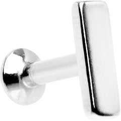 3/16 6mm Steel Rectangle Internal Thread Daith Cartilage Tragus