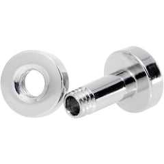8G Aurora Ferido Crystal Steel Screw Fit Plug Set