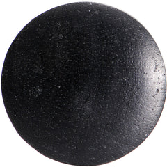 5/8 Organic Solid Black Areng Wood Saddle Plug Set