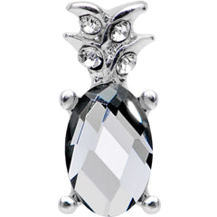 16G 1/4 Clear Gem Juicy Pineapple Cartilage Tragus Earring
